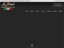 Tablet Screenshot of lastradaitalian.com